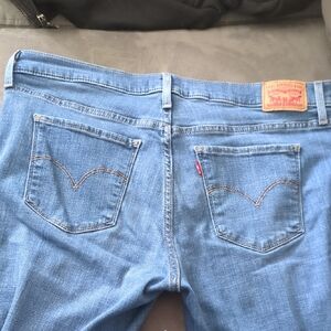 Levi's 314 Blue Straight Leg Jeans